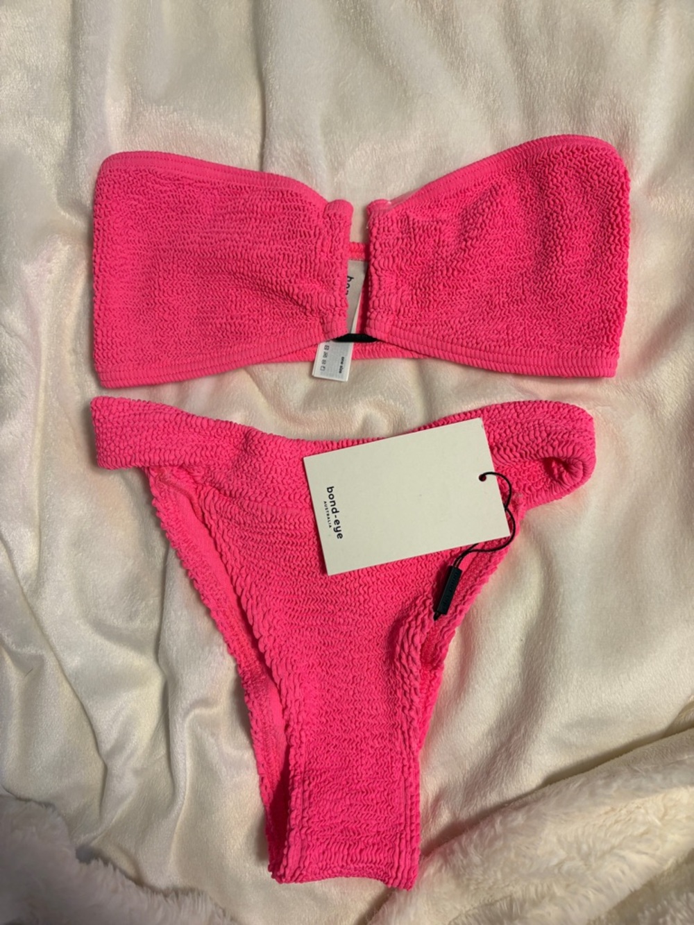 Bond Eye Neon Pink Bikini Set
